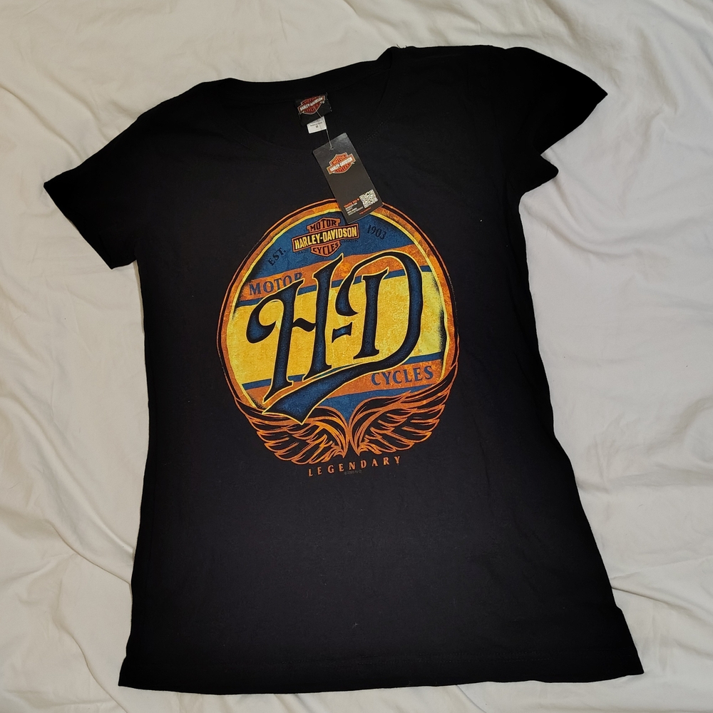 Harley-Davidson Black Graphic Tee
